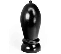 Plug Anale con Punta Arrotondata Hung System nera 24 cm