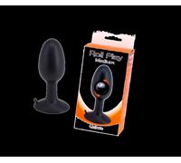 plug anale con ventosa in silicone fallo morbido anal butt nero dildo morbido