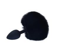 Plug anale Cosplay Sex Toys Maschera Coda Plug anale Metallo Anus Butt Plug Maschera Maschera Party Sexy Maschera per adulti Gioco Gumgum Adult (Silicone Black4)