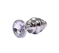 Plug Anale Crystal White Ø 2,6 cm