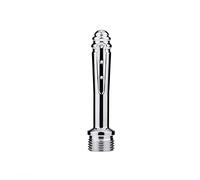 Plug anale Detergente per dilatatore anale in metallo inossidabile Rubinetti per bidet Soffione doccia precipitoso Rubinetto per bidet per pulizia anale Butt Plug Gay (argento S)