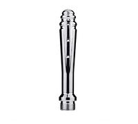 Plug anale Detergente per dilatatore anale in metallo inossidabile Rubinetti per bidet Soffione doccia precipitoso Rubinetto per bidet per pulizia anale Butt Plug Gay (argento L)