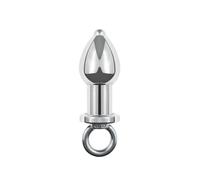 Plug anale Dia 37mm metallo interno cavo ano perline palle butt plug anale lavabile Masturbatore Sex Machine giocattolo del sesso Butt Training Plugs