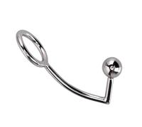 Plug anale Dia 40mm 45mm 50mm metallo maschio palline anali butt plug gancio con anello del rubinetto del pene acciaio inossidabile giocattolo adulto del sesso uomo