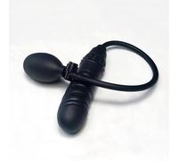Plug anale Diametro di espansione 14 cm Dildo gonfiabile Plug anale con 5 perline Colonna in silicone incorporato Enorme Butt Plug Ass Giocattolo del sesso anale