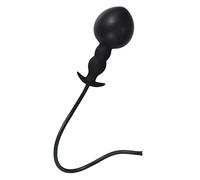 Plug anale Diametro di espansione 14 cm Dildo gonfiabile Plug anale con 5 perline Colonna in silicone incorporato Enorme Butt Plug Ass Giocattolo del sesso anale