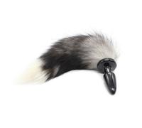 Plug Anale Dilatatore Coda Tails Morbida Finta Pelliccia Penetrazione Ano 4 cm