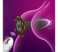 Plug Anale-Dilatatore Donna Plug Analesex Toy Kit Sexytoysys Coppia Plug Anale Anali 10 Modalità Sex Toys Vibratoriper Donne Dildo Anale Vibratore per Uomo con Telecomando, B1097