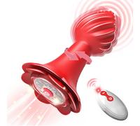 Plug Anale-Dilatatore Donna Plug Analesex Toy Kit Sexytoysys Coppia Plug Anali 10 Modalità Sex Toys Vibratoriper Donne Clotoride Dildo Anale Vibratore per Uomo con Telecomando Sexy Toys, B1104