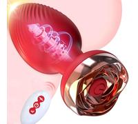 Plug Anale-dilatatore Donna Plug Analesex Toys Plug Anale Sex Toys Dildo Anale Anello Vibrante-Per Lei e Lui Prostata Massaggio Uomo Stimolatore Prostatico Maschile Sexy Shop Elettrico, USB-B442