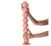 Plug Anale Dilatatore Extreme XXL Gigante Flessibile e Morbido Largo 7,6cm Rosa