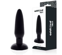 Plug Anale Dilatatore Grande 13.5cm Tpr Ipoallergenico Nero Dildo Penetrazione