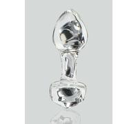 Sex Toy IN Vetro Plug anale dildo trasparente fallo in stimolatore anal butt