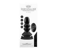 Plug anale dilatatore vibrante in vetro butt glass dildo con ventosa vibratore