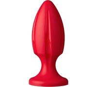 Plug anale dilatatore XXL in silicone morbido big butt red fallo the rocket