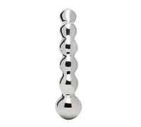 Plug anale Dildo a doppia estremità in metallo pesante in acciaio inossidabile G Spot Wand Plug anale Masturbatore P-Spot giocattolo sessuale Per Woman Sex Machine Butt Training Plugs
