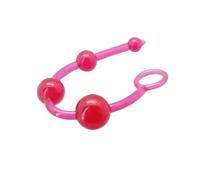 Plug anale dildo a sfere palline beads stimolatore fallo morbido per uomo donna