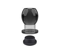 Plug anale Dildo Anal Plug Hollow Butt Plug Buttplug Coda Vagina Anale Trasparente Masturbazione Merci Giocattoli sessuali (L con inserto)