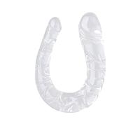 Plug anale Dildo anale grande in silicone Doppio pene lungo Butt Plug Sex Toys Enorme plug anale Dildo finto