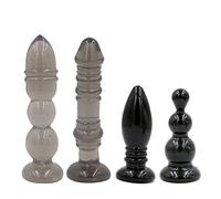 Plug anale Dildo anale in silicone Massaggiatore prostatico Perline anali Plug G Spot Butt Plug Giocattoli del sesso anale Coppia