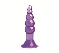 Plug anale Dildo anale in silicone Nessun vibratore Massaggiatore prostatico maschile Perline anali Plug G Spot Butt Plug Masturbazione Giocattoli del sesso anale per coppia
