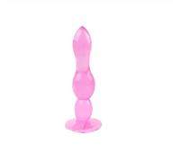 Plug anale Dildo anale in silicone Nessun vibratore Massaggiatore prostatico maschile Perline anali Plug G Spot Butt Plug Masturbazione Giocattoli del sesso anale per coppia