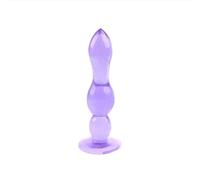 Plug anale Dildo anale in silicone Nessun vibratore Massaggiatore prostatico Perline anali Plug G Spot Butt Plug Giocattoli del sesso anale Coppia