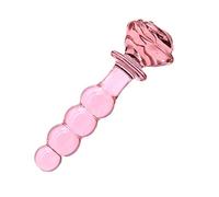Plug anale Dildo di cristallo Masturbatore Dildo Perle di vetro Butt plug anale Giocattoli sessuali Stimolazione di coppia (stile C)