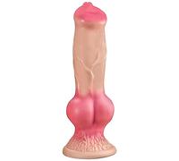Plug anale Dildo oversize Plug anale Soft Anal con ventosa Fallo Butt Plug Ano Giocattoli sessuali