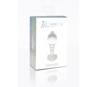 Plug anale dildo trasparente fallo in vetro stimolatore anal butt sex toy glass