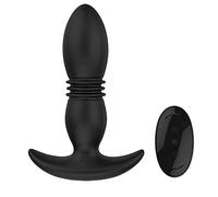 Plug anale Dildo Vibratore Big Butt Plug Vibratore anale Telecomando wireless Massaggiatore Ano Giocattoli Vibratori
