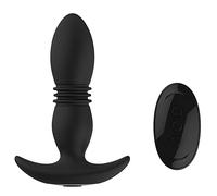 Plug anale Dildo Vibratori Plug anale Vibratore Massaggiatore prostatico Butt plug remoto Vibratore telescopico SexToys (Tipo B 4)