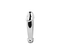 Plug anale Doccetta anale in acciaio metallico Soffione doccia anale Perline Kit di pulizia anale Butt Plug Attacco Ugello Punta Giocattolo sessuale gay(S)