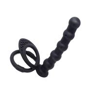 Plug anale Doppia penetrazione Dildo Toys Per Coppie Palline anali Butt Plug Sex Ring G Spot Massager Adulti (dildo)