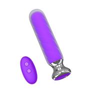 Plug anale Doppio filo vibrante in gel di silice Plug anale Masturbatori Sex Machine Vibratore Per donne Butt Plug Giocattoli del sesso anale Per adulti Coppie