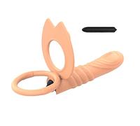 Plug anale Doppio Strapon Dildo Sex Toys Strap On Anal Beads Plug Adult G Spot Toys Adulti 18 (Bullet Vibrator F)