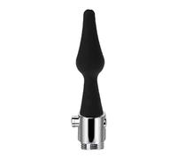 Plug anale Douche Pulizia anale Interruttore attacco rubinetto Doccia in silicone Butt plug in metallo Punta ugello Massaggiatore gay