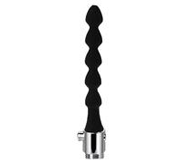 Plug anale Douche Pulizia anale Interruttore attacco rubinetto Doccia in silicone Butt plug in metallo Punta ugello Massaggiatore gay