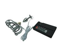 Plug anale Electro shock set SM bondage dispositivo metallo anale butt plug giocattolo di stimolazione elettrica