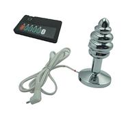 Plug anale Elettroshock terapia piccolo medio grande filo di metallo anale butt plug electro Power Box Massager giocattoli