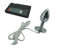 Plug anale Elettroshock terapia piccolo medio grande filo di metallo anale butt plug electro Power Box Massager giocattoli
