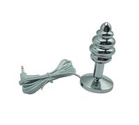 Plug anale Elettroshock terapia piccolo medio grande filo di metallo anale butt plug electro Power Box Massager giocattoli