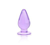 Plug anale Enorme plug anale Giocattoli adulti sex toys Massaggiatore prostatico Big Plug Giocattoli anali Intimo Prodotti per giocattoli sessuali per adulti (Viola L)