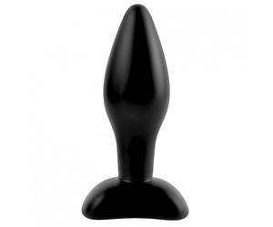 Plug anale fantasia in silicone piccolo, Larghezza 70 mm, Lunghezza 140 mm, Profondità 50 mm, Dipartimento Couple, Poids 0.167 Kg, Colore Nero