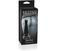 Plug anale Fetish Progressivo jelly 14 x 4 cm nero alta qualità giochi ano