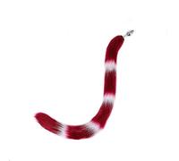 Plug anale Flessibile dissolvenza colore Gradiente Metallo carino volpe coda lunga perlina anale butt plug giocattolo del sesso gioco cosplay uomini donne coppia Masturbatore Dildo