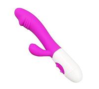 Plug anale G Spot Vibrator Dual Vibration Dildo Masturbatore Anal Massager Sex Toys (Viola)