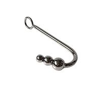 Plug anale Gancio anale Giocattoli sessuali per uomini Donne Massaggio stimolante Butt plug in metallo Gancio anale Perline a sfera Giocattoli erotici per adulti Dildo