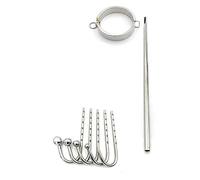 Plug anale Gancio anale in metallo in acciaio inossidabile butt plug Giocattolo del sesso Per gioco di coppia Masturbatore Dildo Sex Machine Butt Training Plugs Giocattoli sexy per adulti