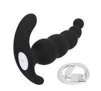 Plug anale Gel di silice 2 stampi 9 frequenze vibratore masturbatore maschile giocattoli del sesso Per uomini giocattolo del sesso plug anale butt plug masturbatore dildo
